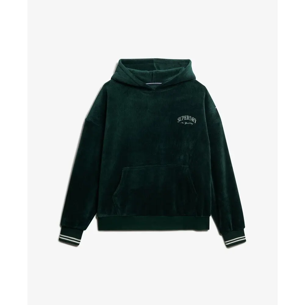 Sweat shirt Superdry Sweat à capuche décontracté en velours Country Club US 8