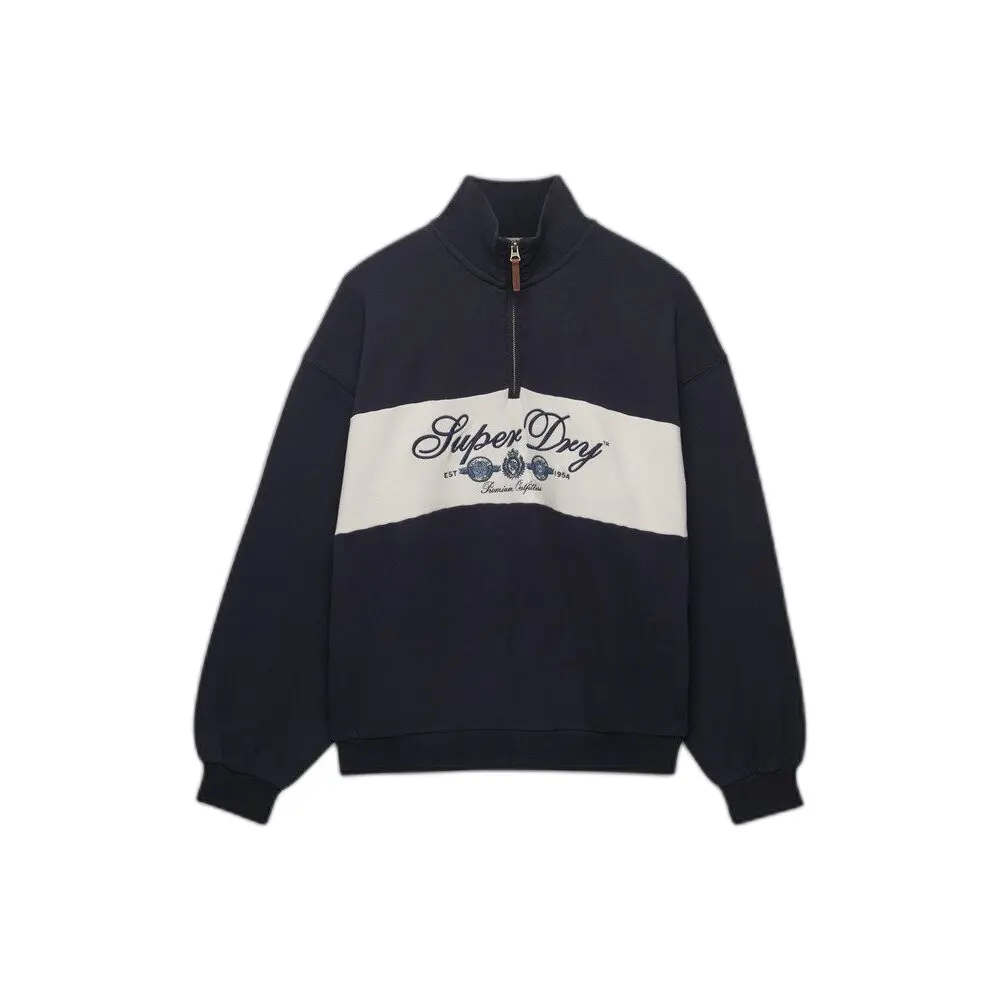 Sweatshirt demi zip femme Superdry