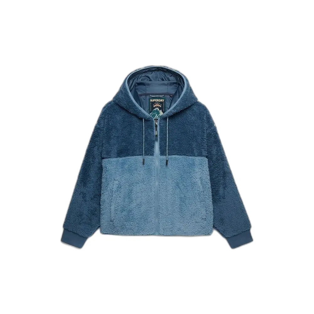 Superdry Femme Sweat Zippé à Capuche Super Soft Coupe Décontractée - vue 9