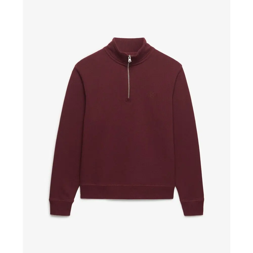 Brau sweatshirt mit 1/2 Reißverschluss für Damen Superdry