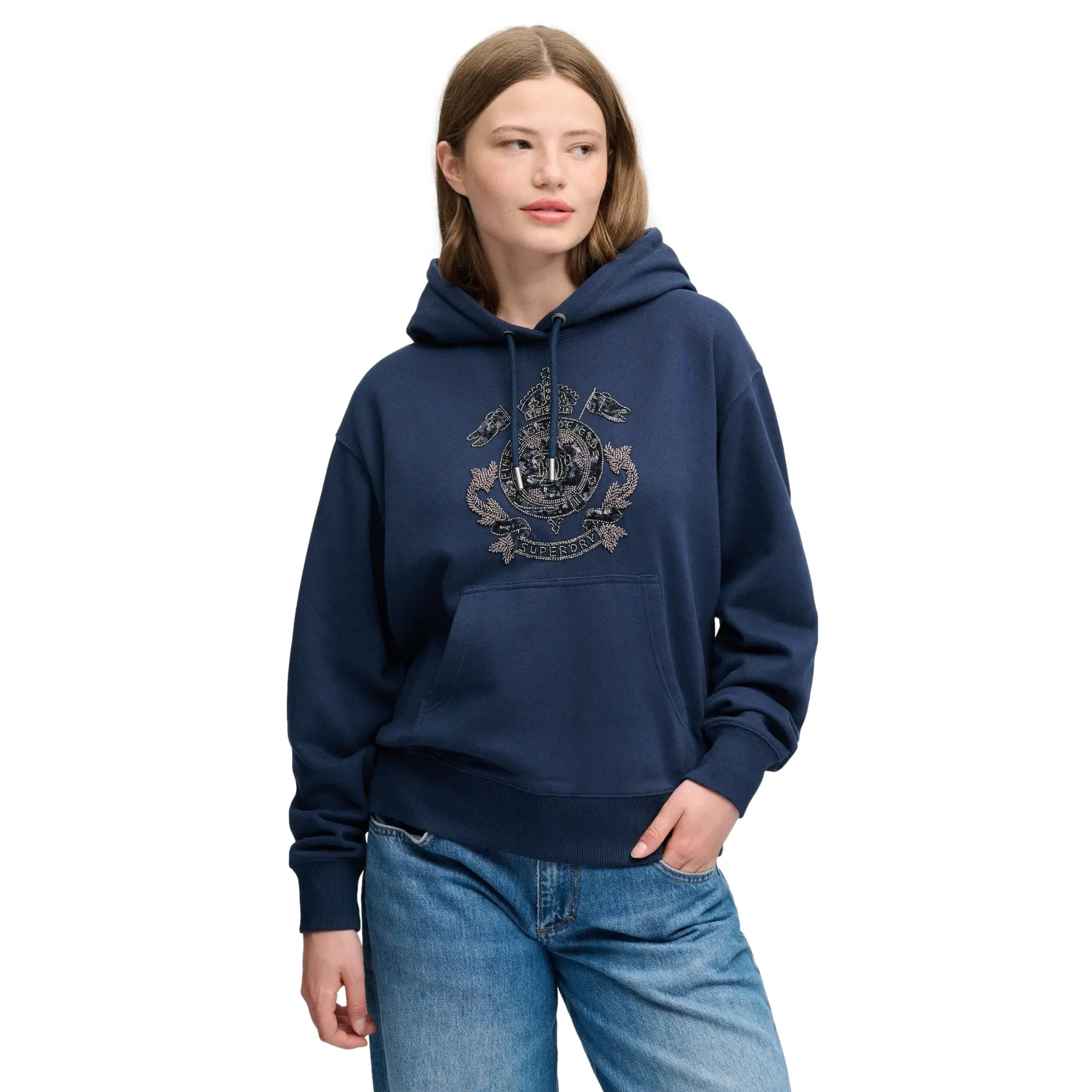 Sweatshirt à capuche femme Superdry Regal Crest