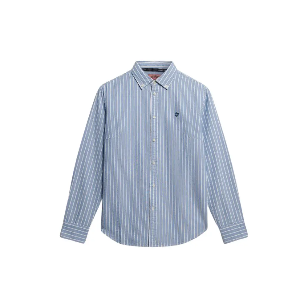 Chemise Superdry Chemise slim à manches longues à boutonnière Oxford US 8