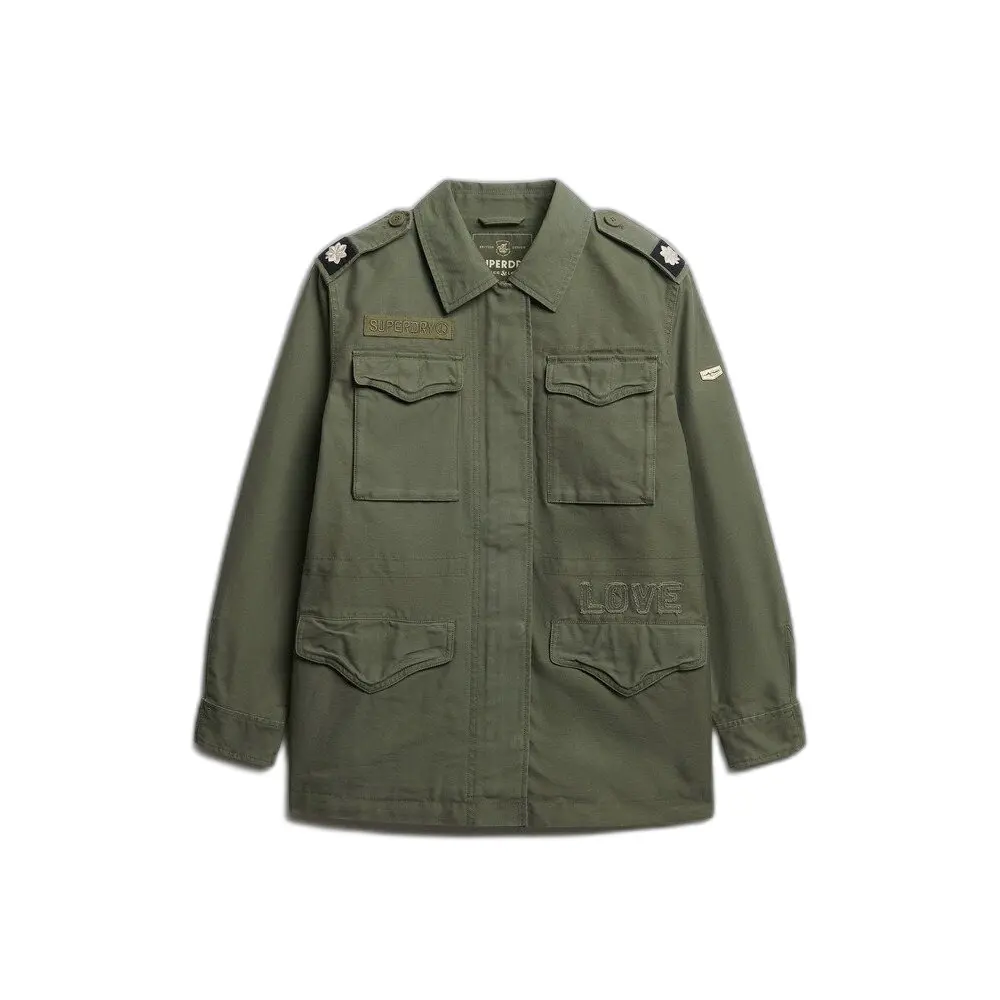 Giacca stile militare fantasia donna Superdry