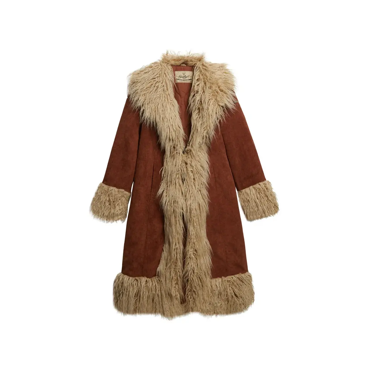 Manteau femme Superdry Long Afghan