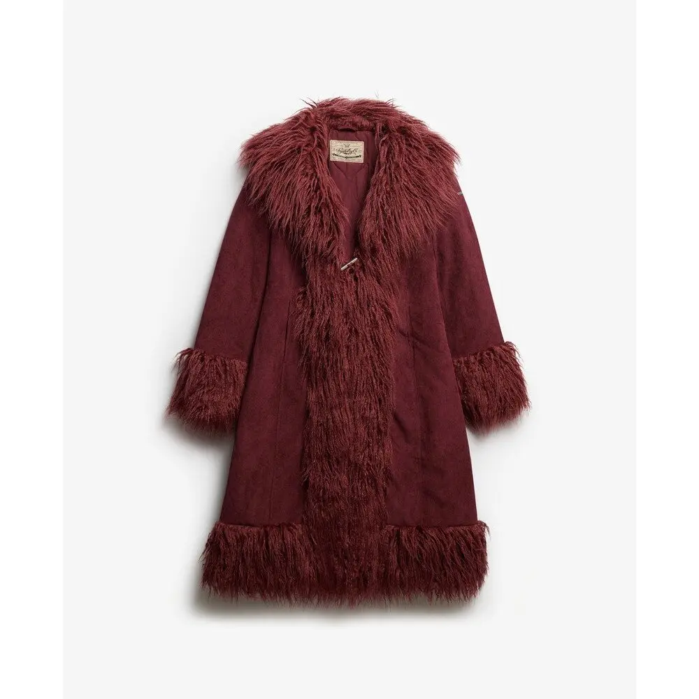 Cappotto lungo da donna Superdry Afghan