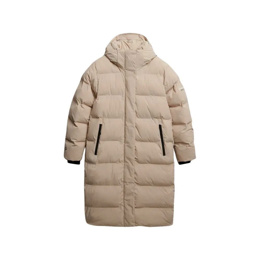 Doudoune à capuche longue femme Superdry