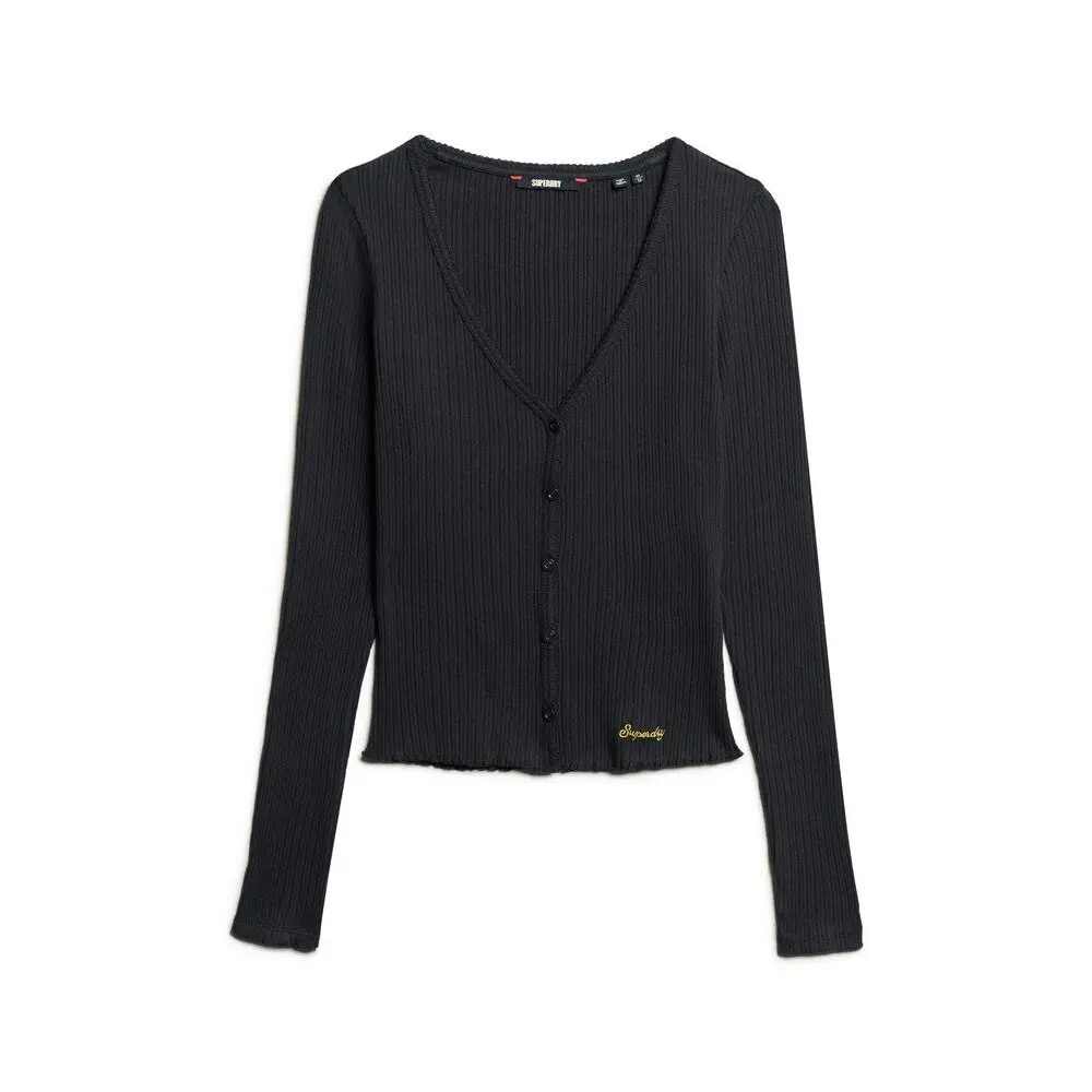 Cardigan boutonné femme Superdry Essential - vue 2