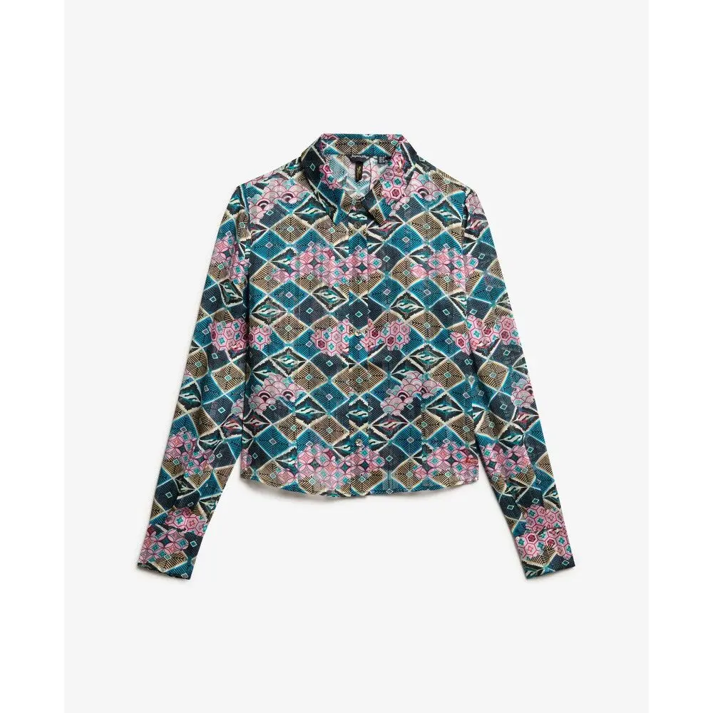 Chemise Superdry Chemisier imprimé en lurex US 8