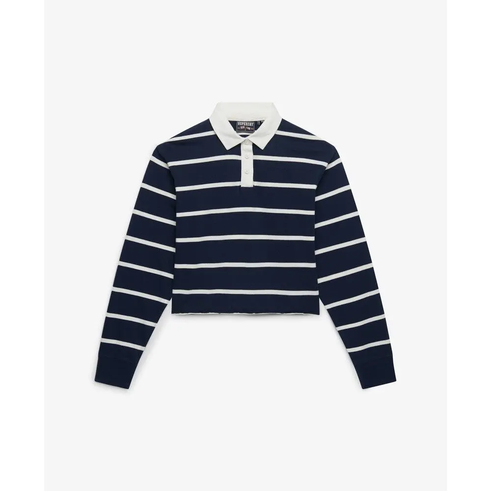Polo manches longues femme Superdry Athletic Essentials Stripe