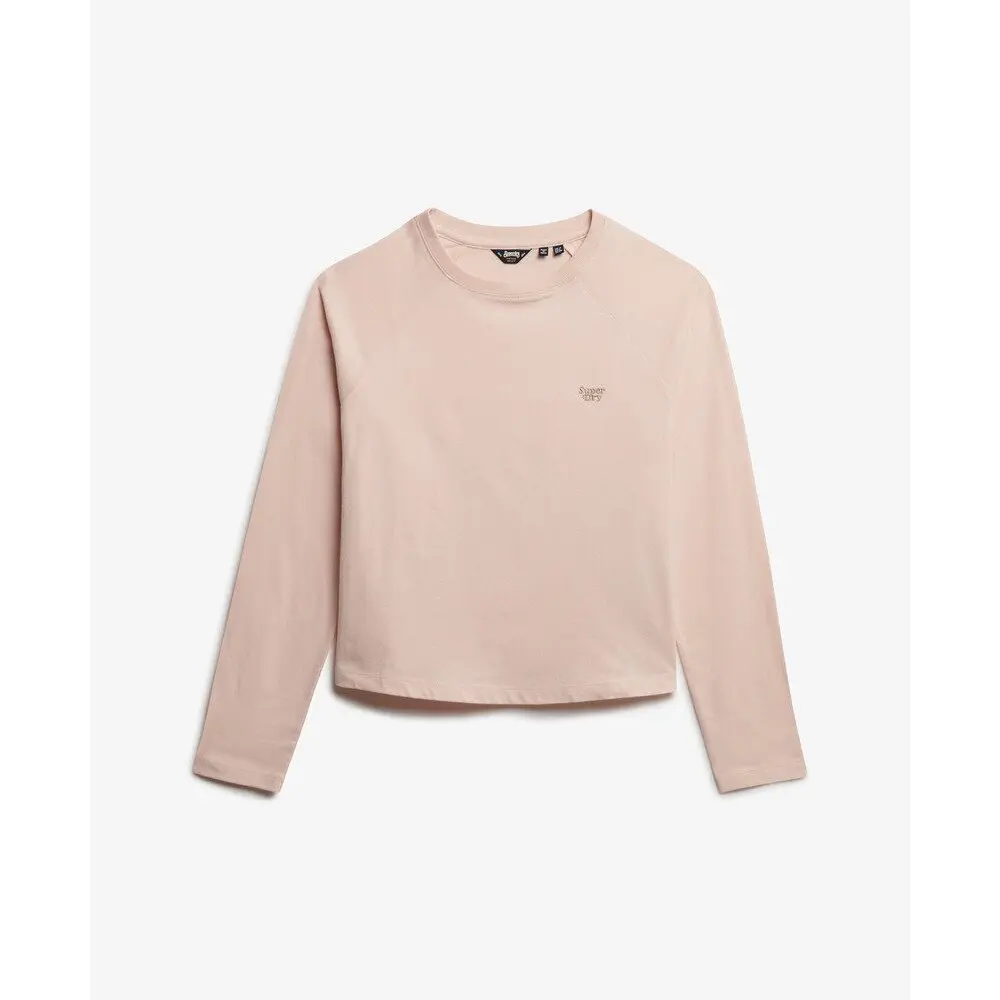 T shirt manches longues femme Superdry Essential Logo