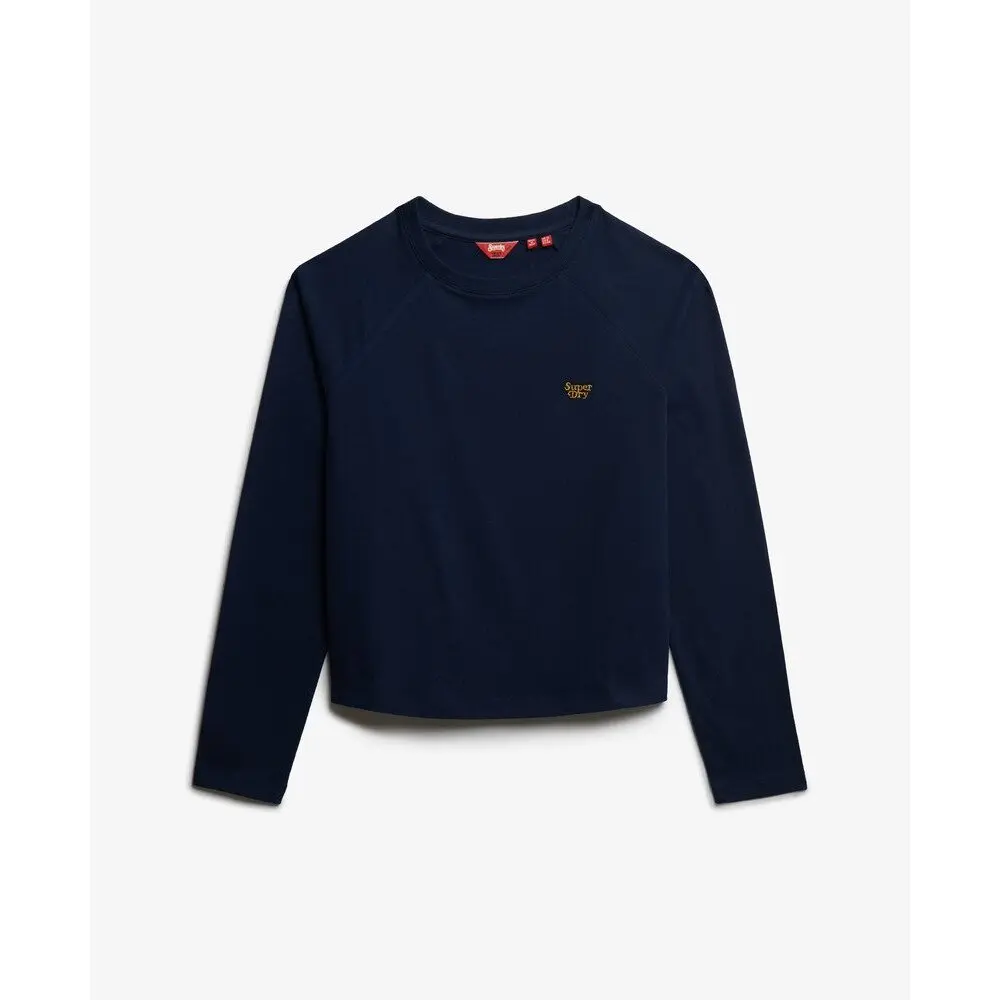 T shirt Superdry Haut à manches longues Essential Logo US 14