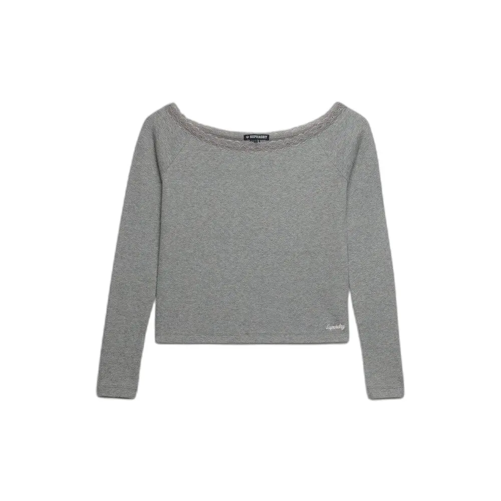 T-shirt à dentelle femme Superdry Ath Ess