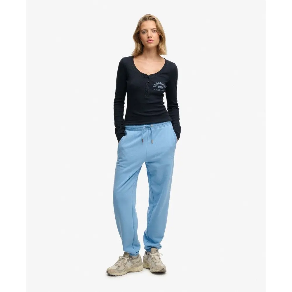 T shirt manches longues boutonné femme Superdry Athletic