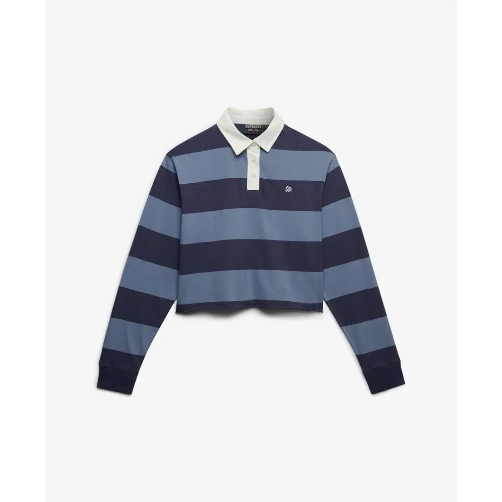 T shirt top rugby rayé femme Superdry Athletic Essential