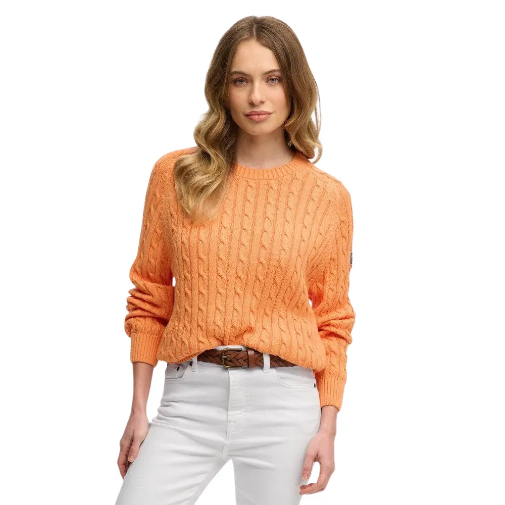Pull Superdry Pull en tricot câblé décontracté US 6 - vue 2