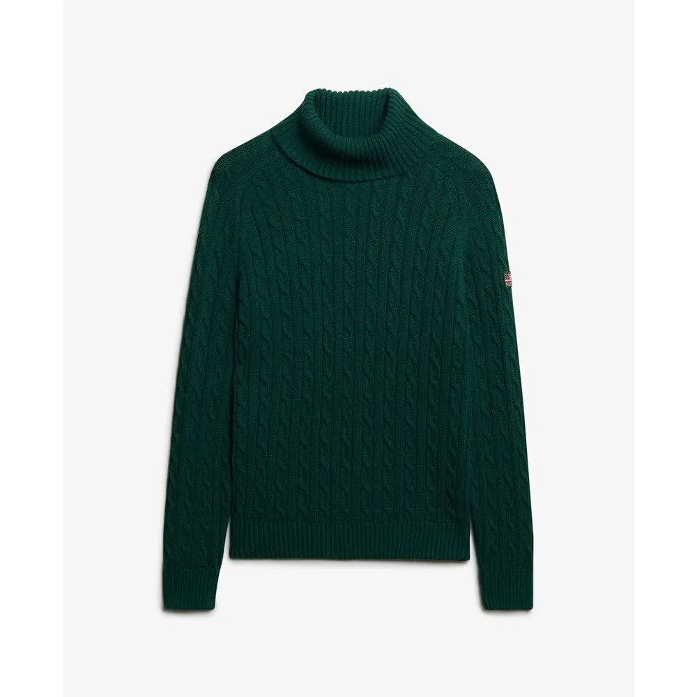 Pull Superdry Pull à col roulé ample en câble US 14