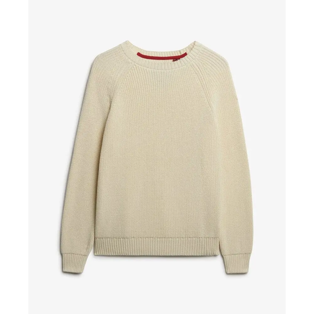 Pull Superdry Pull tricoté à côtes décontracté US 12