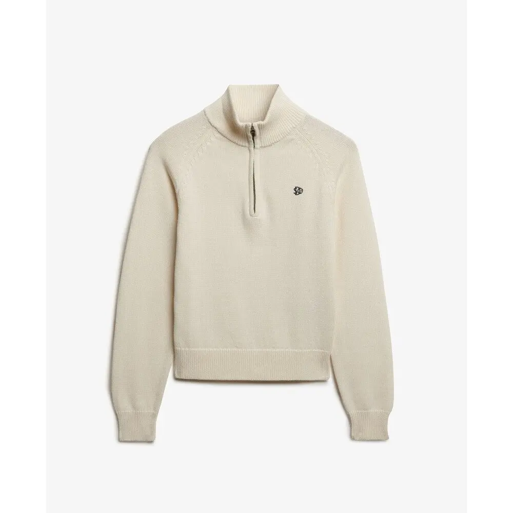 Pull Superdry Essentials Slim Half Zip Knit US 8