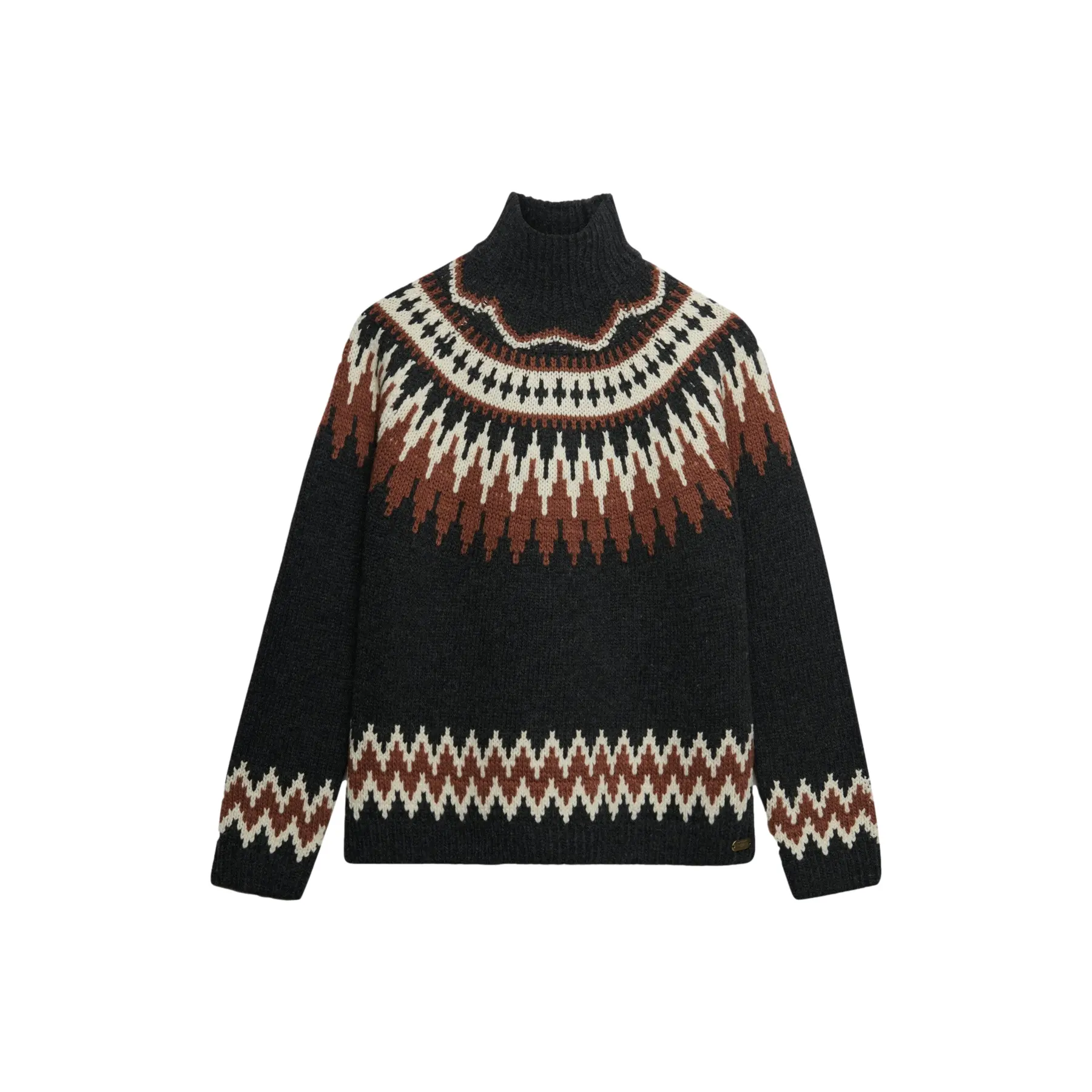 Maglione dolcevita da donna Superdry Fairisle