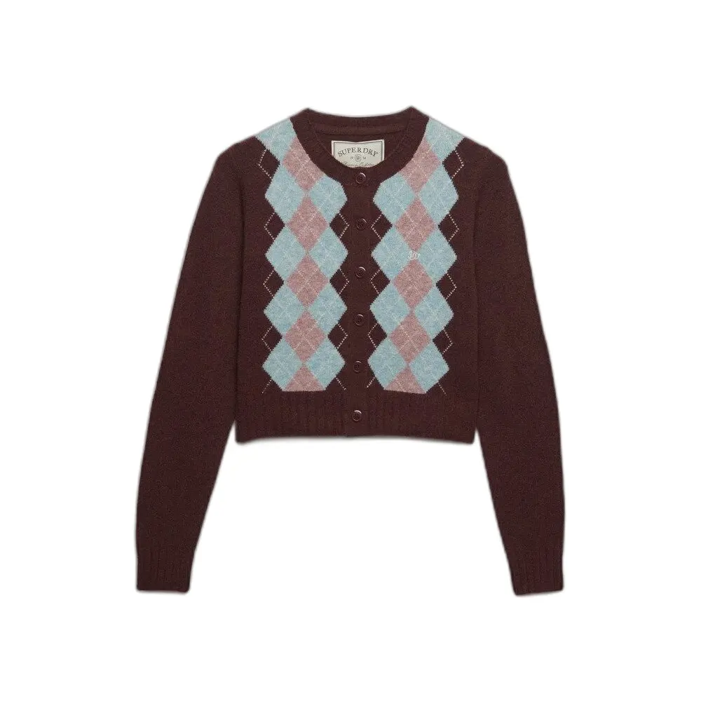 Superdry Femme Cardigan Argyle - vue 2
