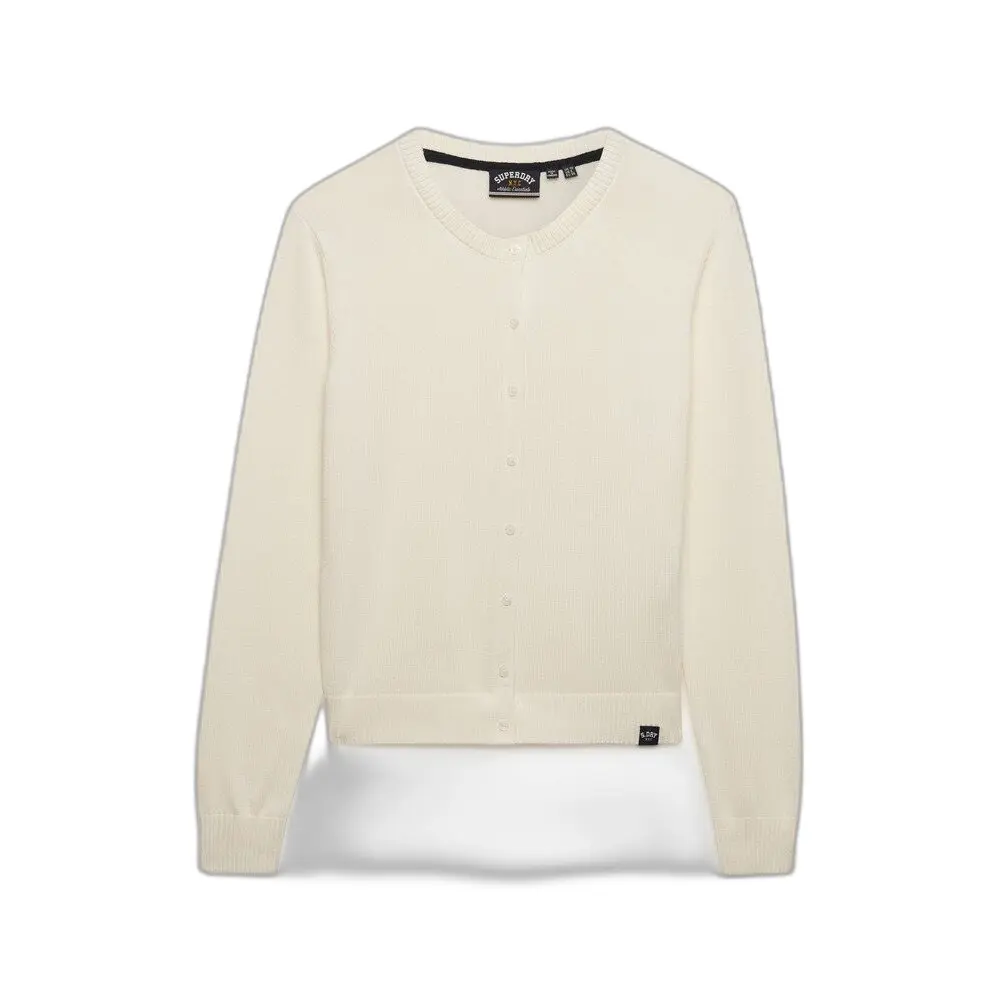 Cardigan donna a girocollo  Essential