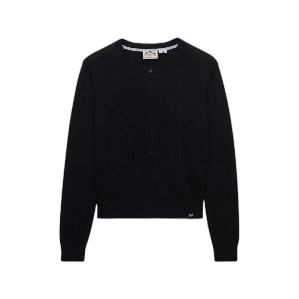 Strickjacke mit Rundhalsausschnitt, Damen Superdry Essential