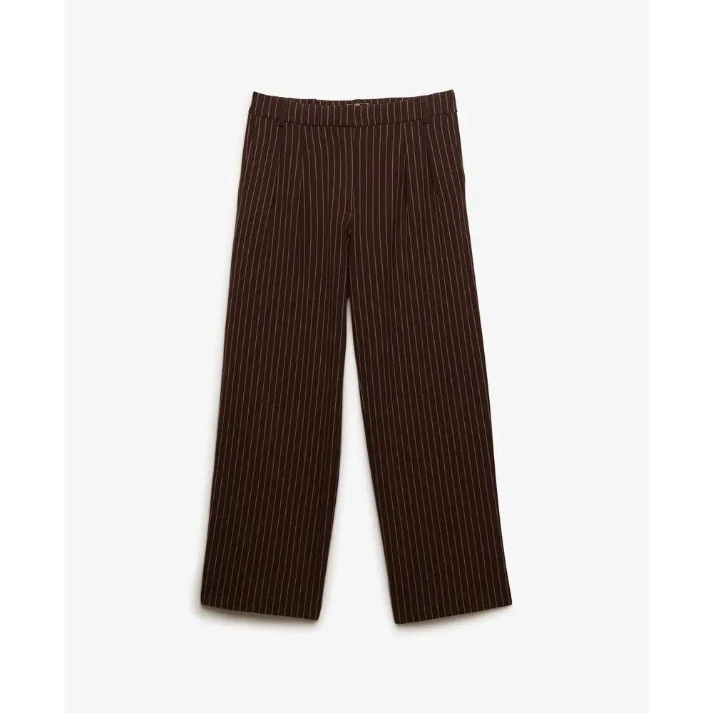Pantalon à rayures taille mi haute femme Superdry