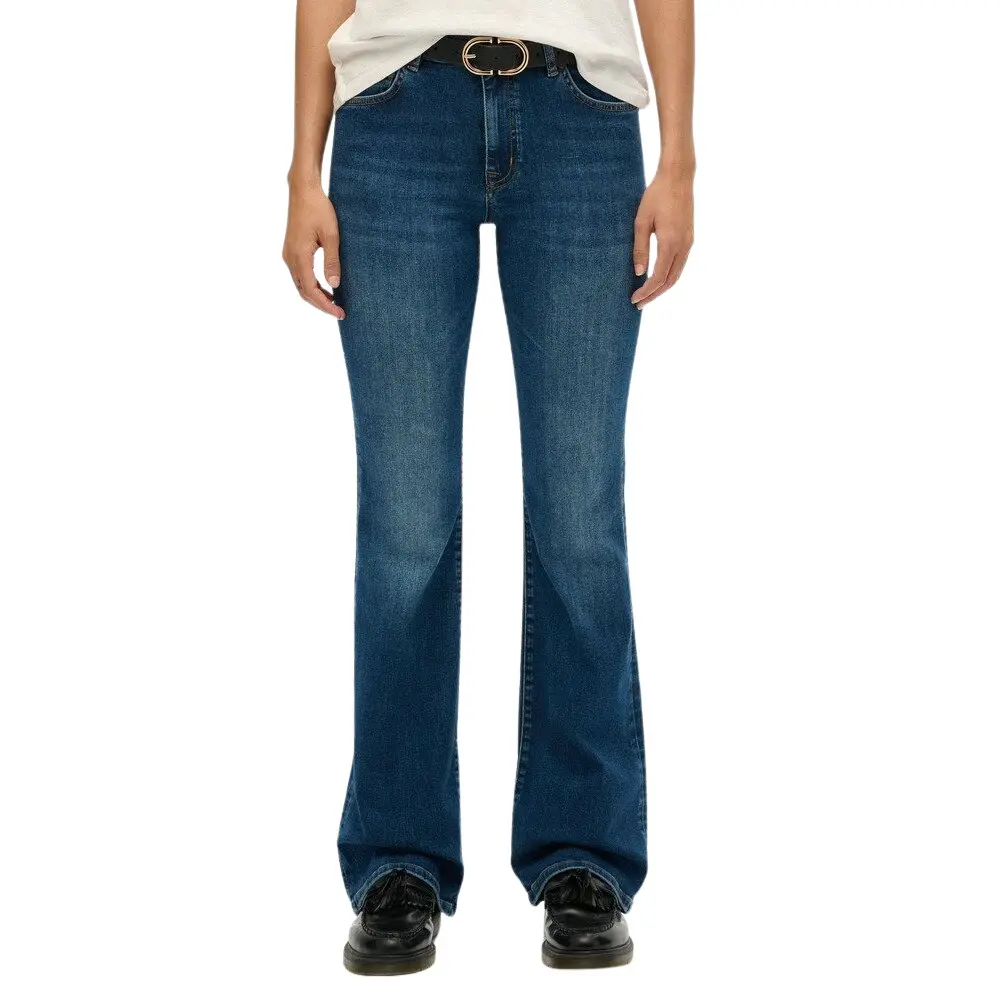Jeans Superdry Jean Skinny Taille Mi Haute en Coton Biologique FR - vue 2