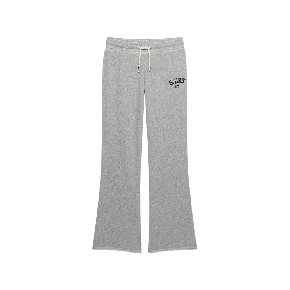 Pantalon de jogging flare brodé femme Superdry Athletic