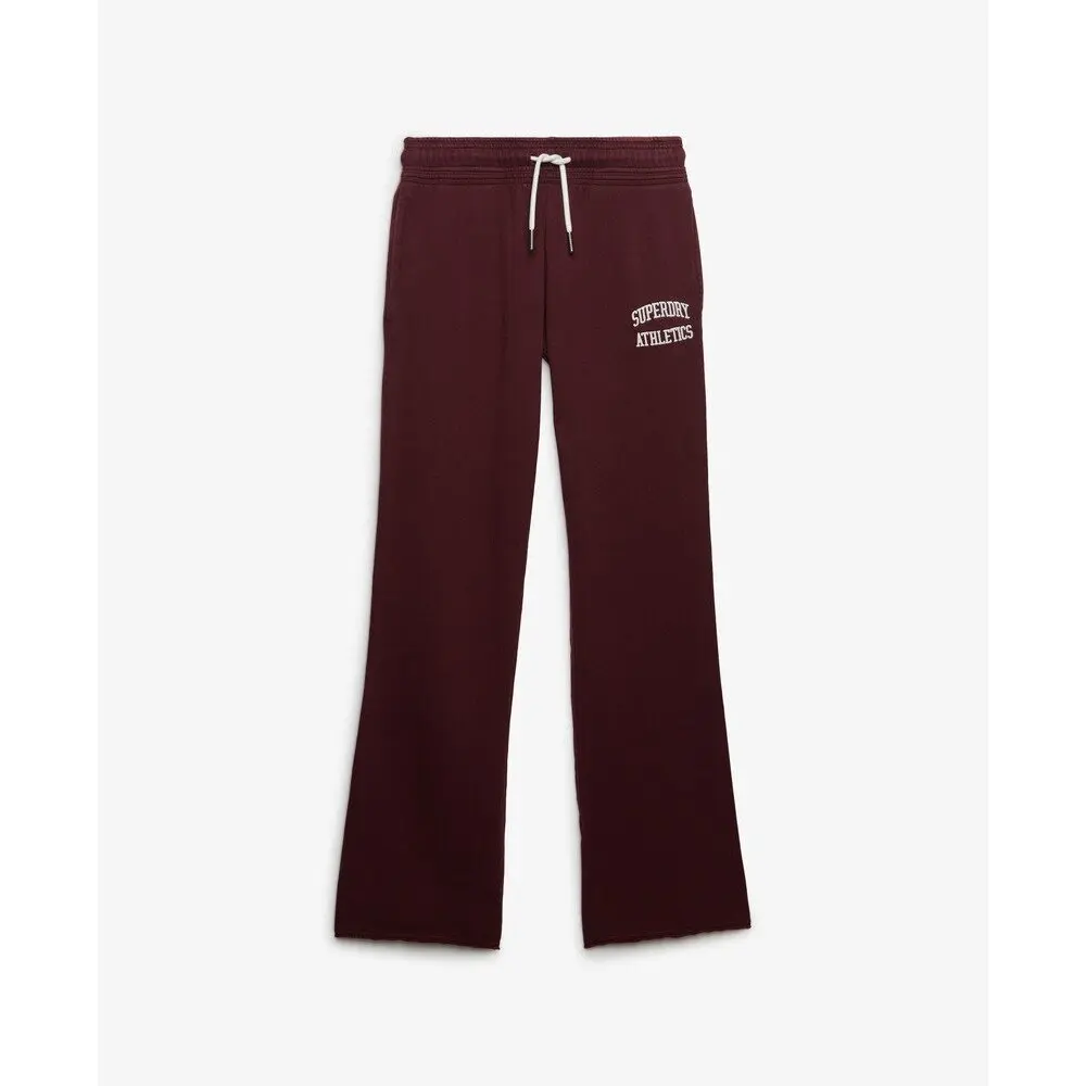 Pantalon de jogging évasé avec logo brodé femme Superdry Athletic