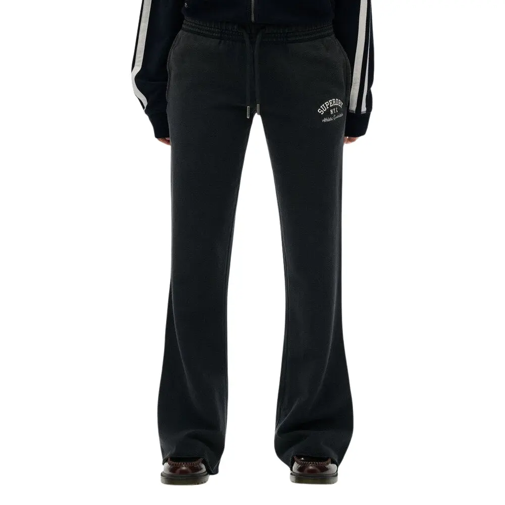 Pantalon de jogging flare brodé femme Superdry Athletic