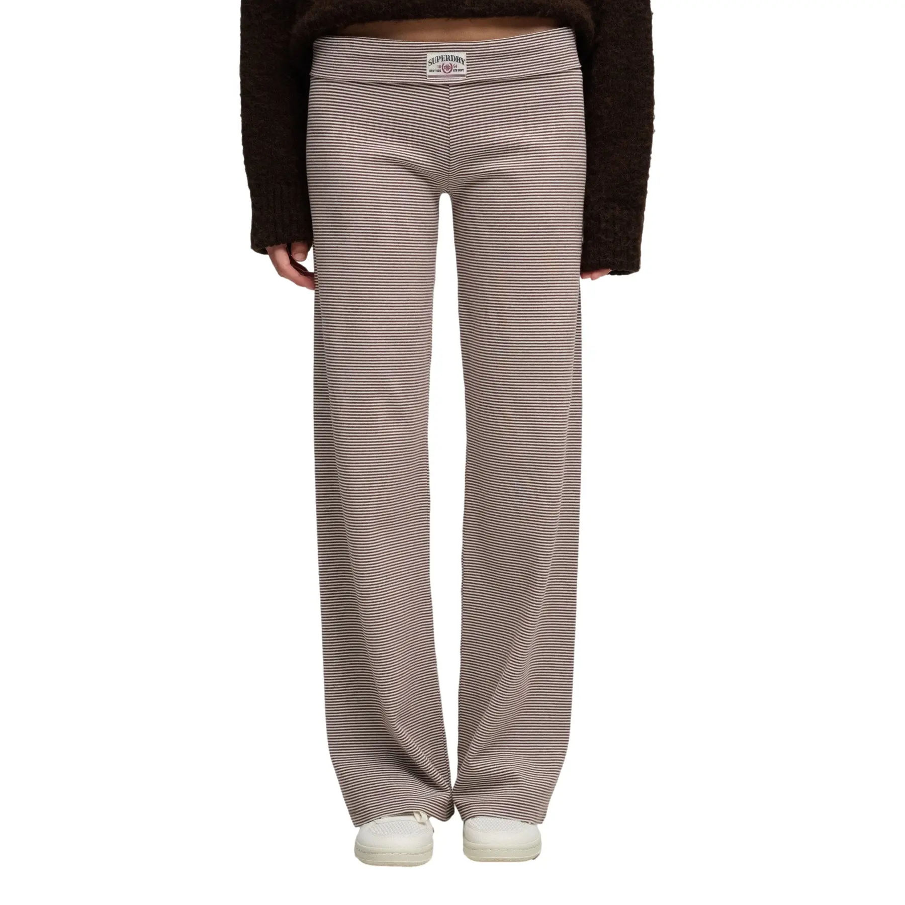Superdry Femme Pantalon Athletic Essentials Rayé Coupe Ajustée - vue 2