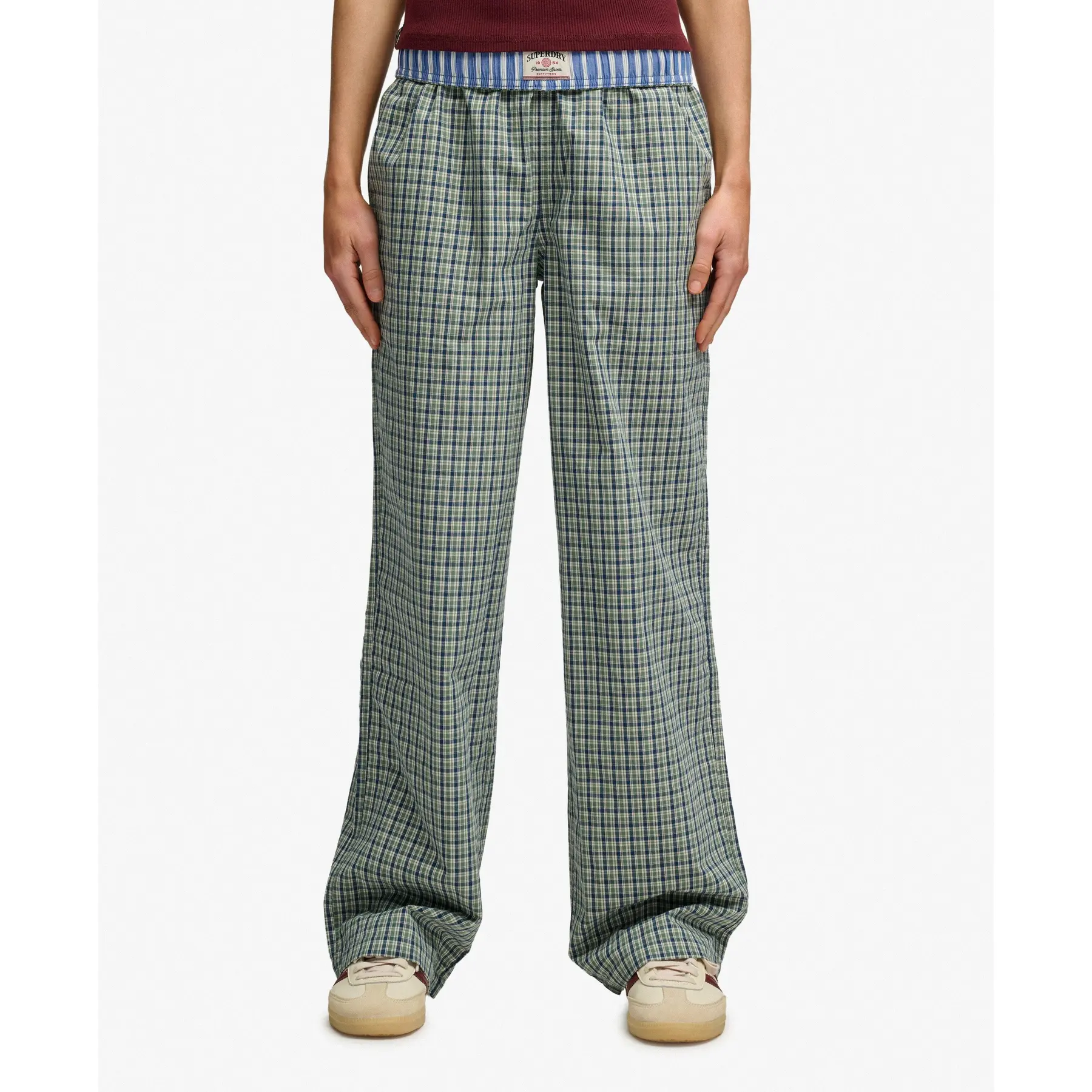 Pantalon femme Superdry Mini Check