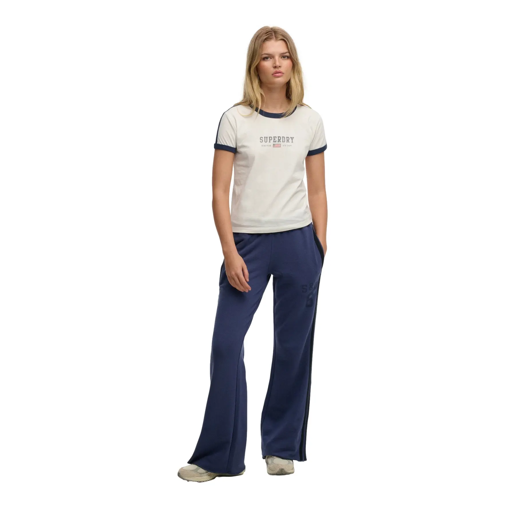 Dames joggingsbroek Superdry Ath Ess stripe