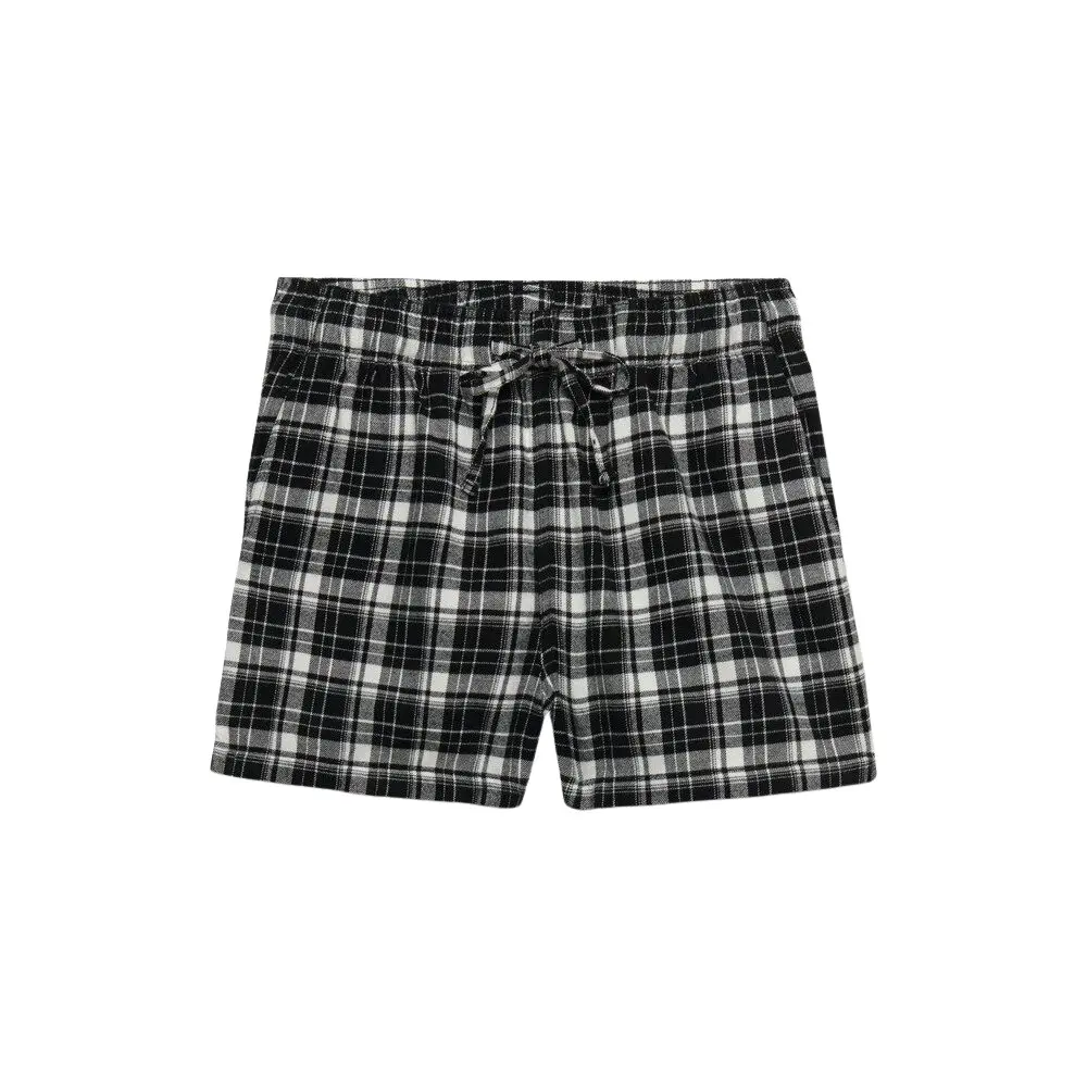 Short elastique en coton à carreaux femme Superdry