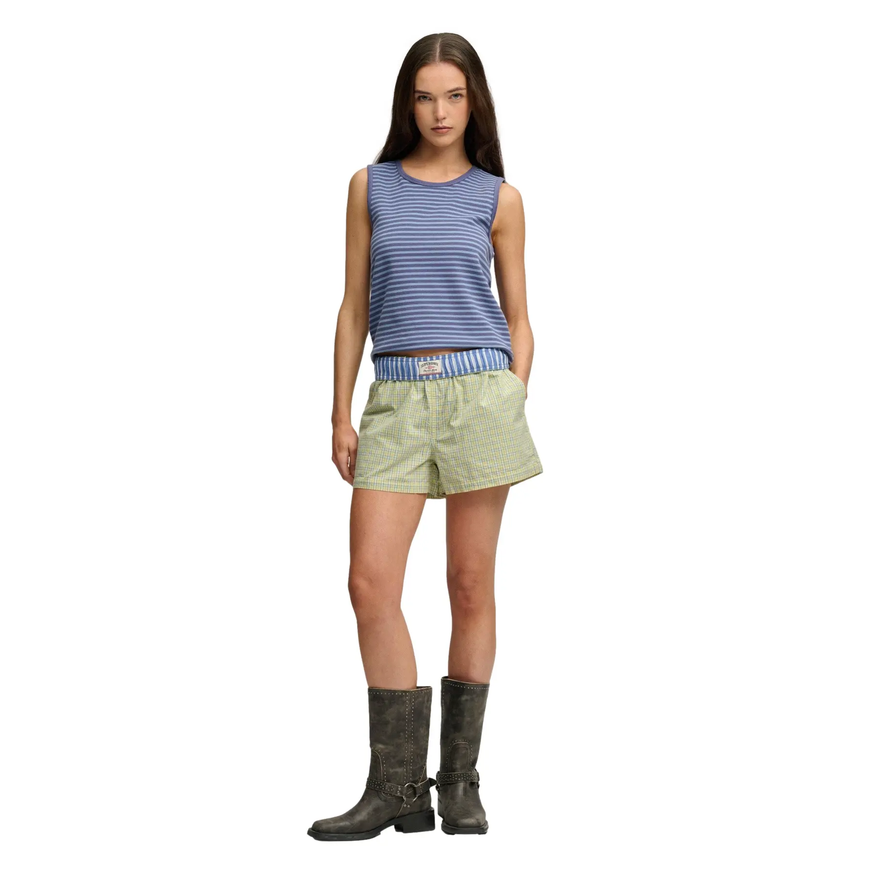 Short femme Superdry Mini Check