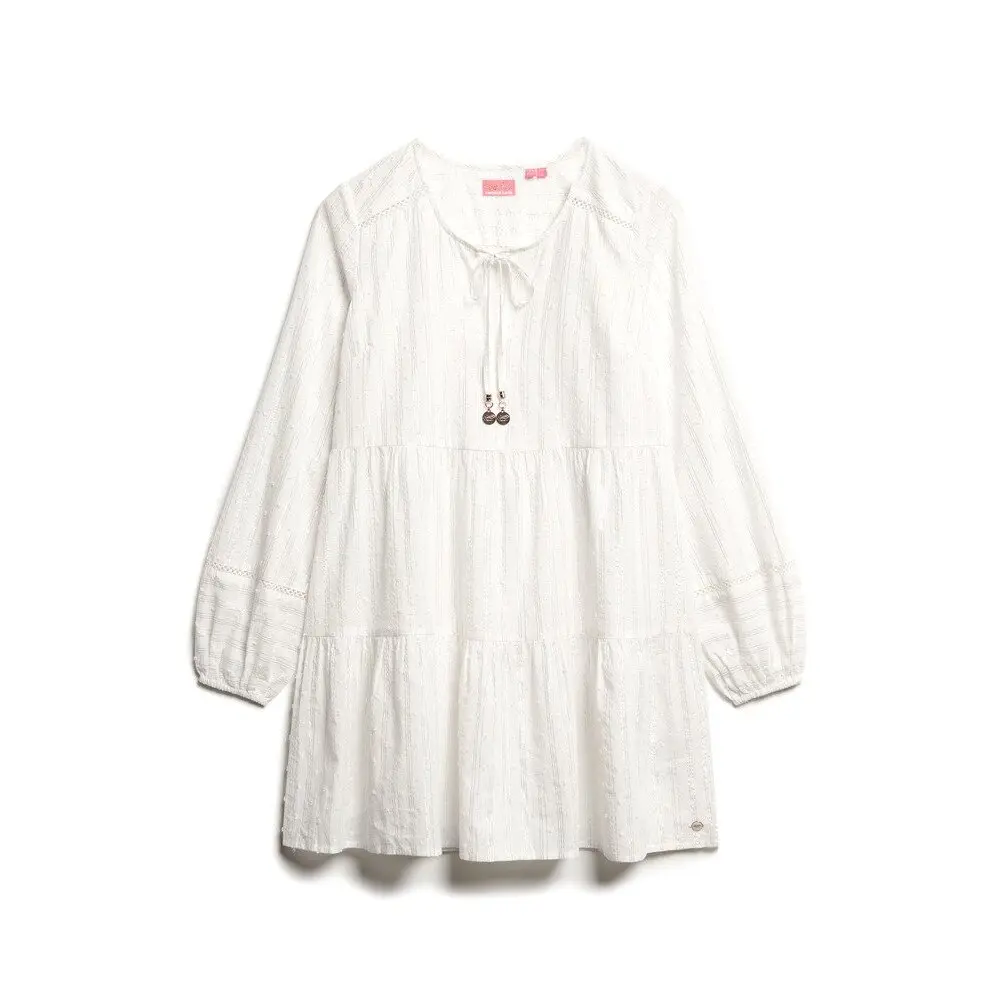 Robe courte manches longues femme Superdry Ibiza