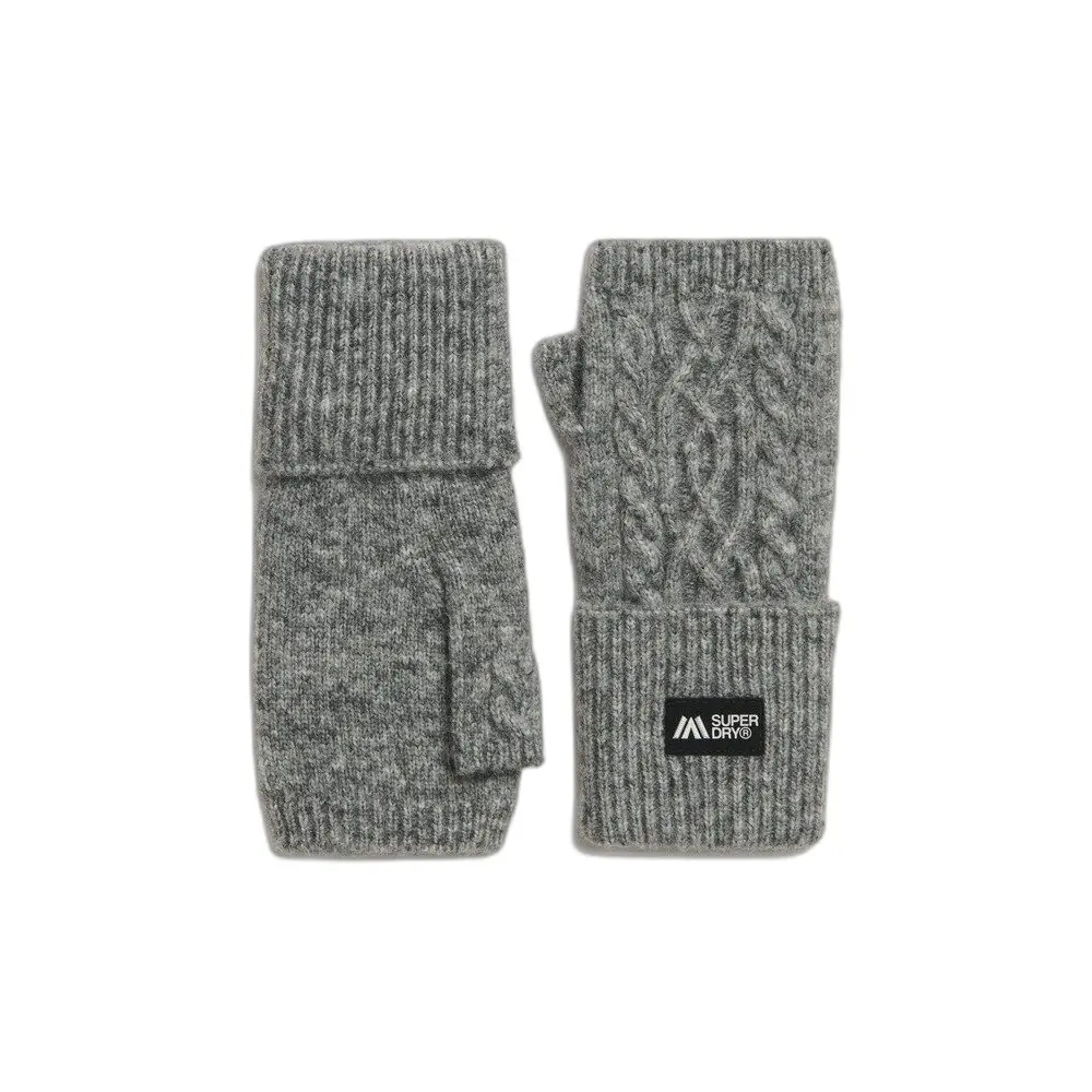 Gants chauffe mains femme Superdry Cable Luxe