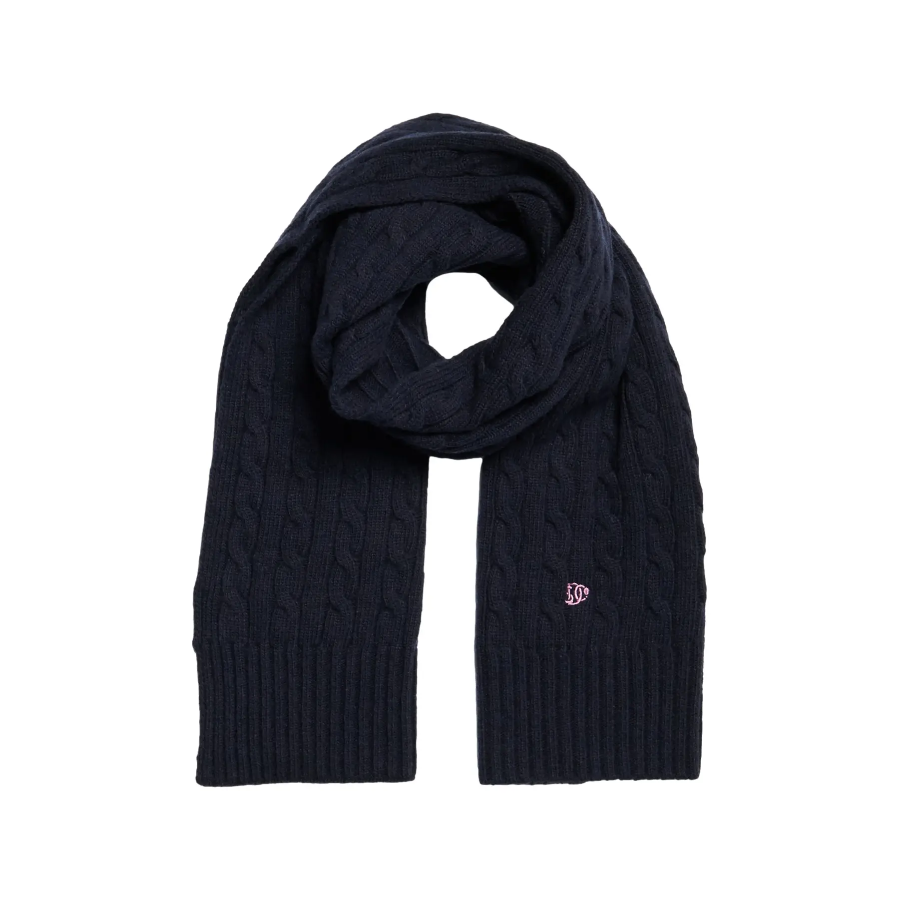 Superdry Femme Écharpe Premium Cable Knit Classique - vue 2