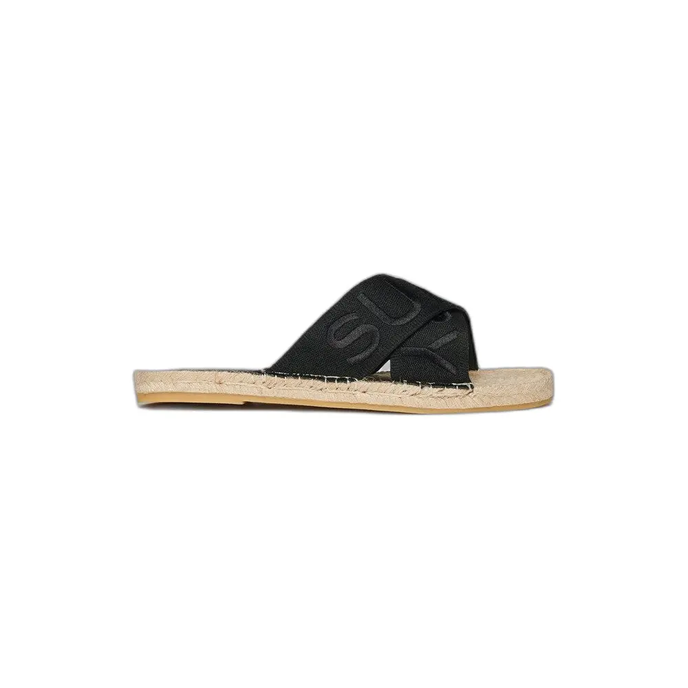 Mules type espadrilles à brides croisées femme Superdry