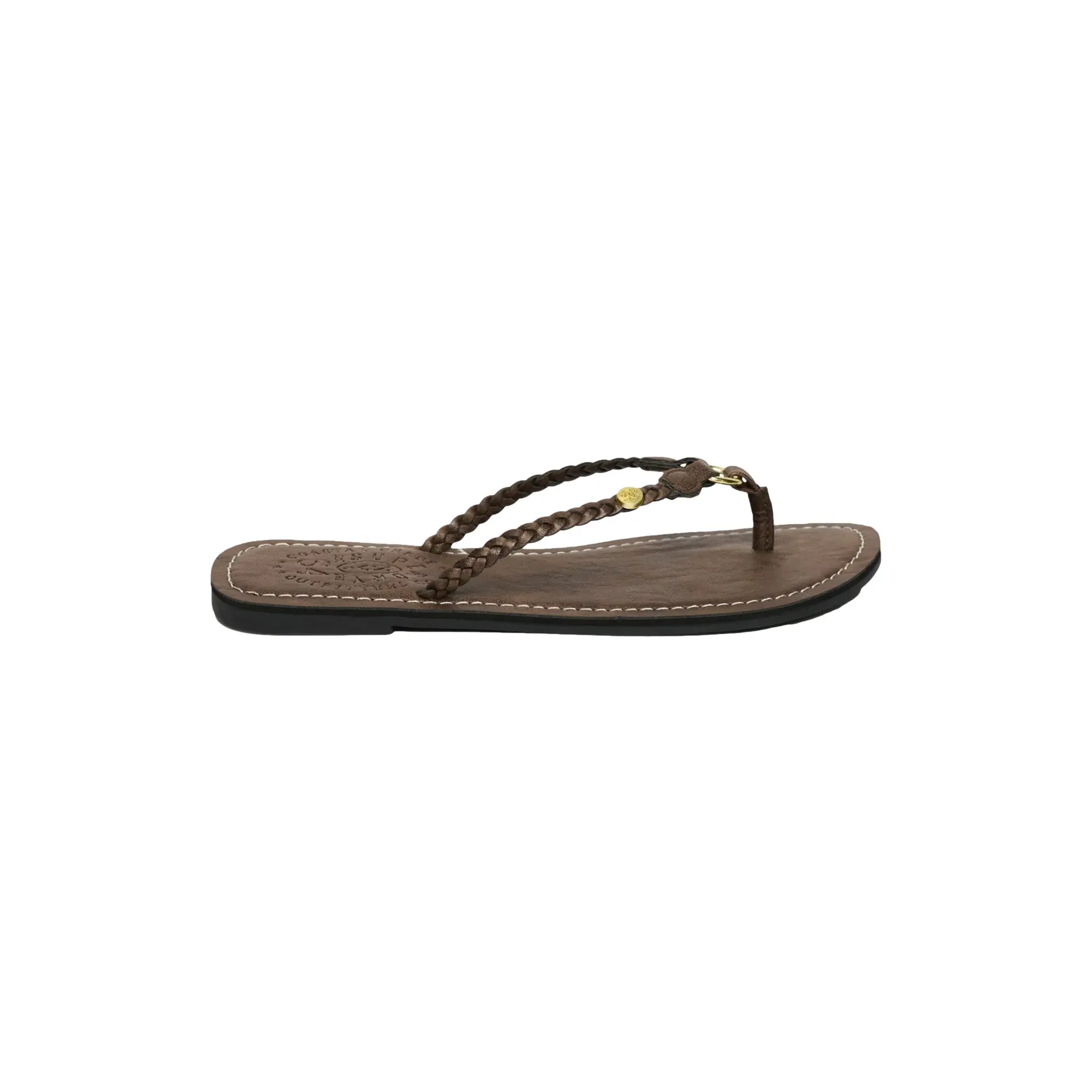 Tongs en similicuir fille Superdry