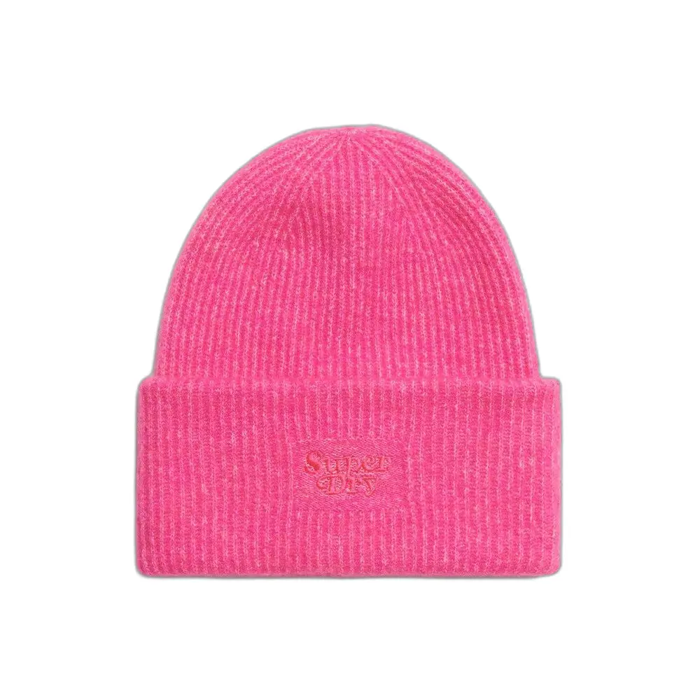 Bonnet doux en maille côtelée femme Superdry