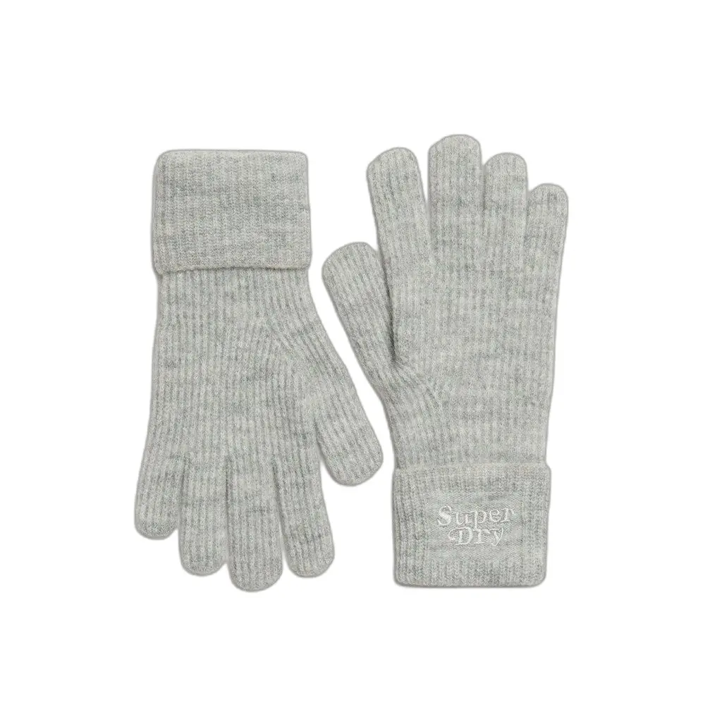 Gants en maille côteleé douce femme Superdry