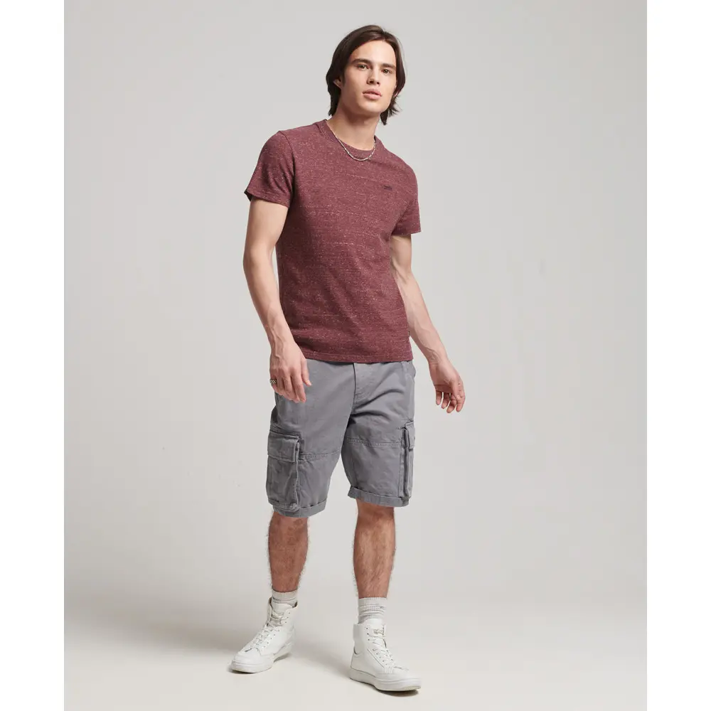 T-shirt in cotone biologico micro ricamata Superdry