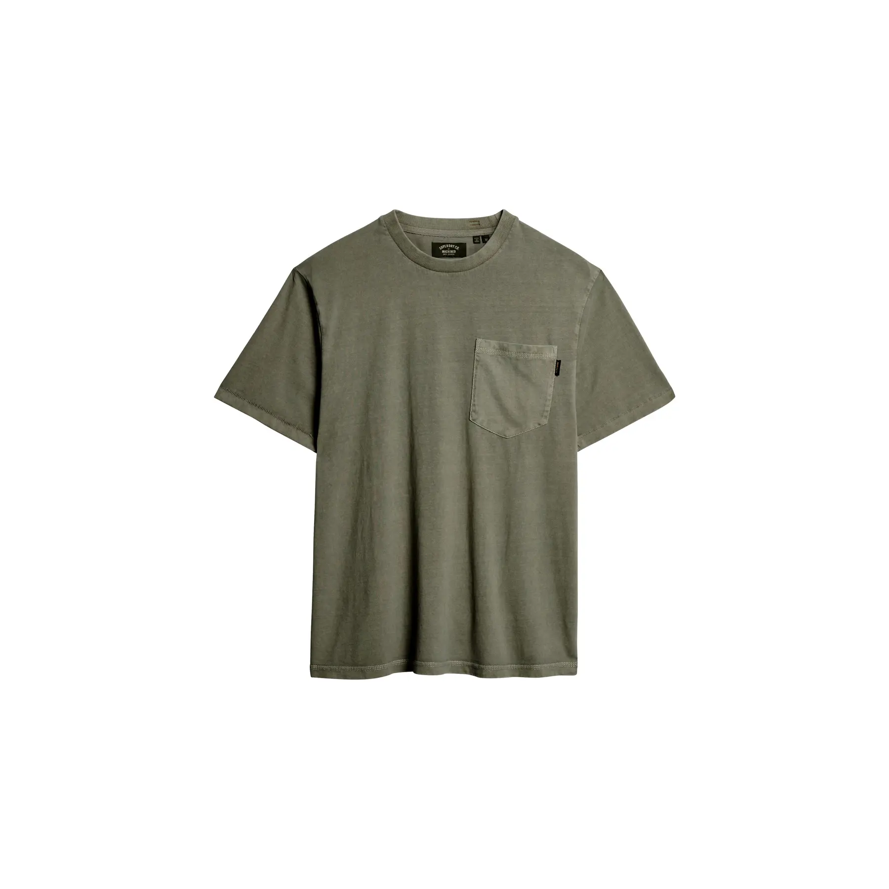 T shirt à poche avec surpiqûres contrastées Superdry