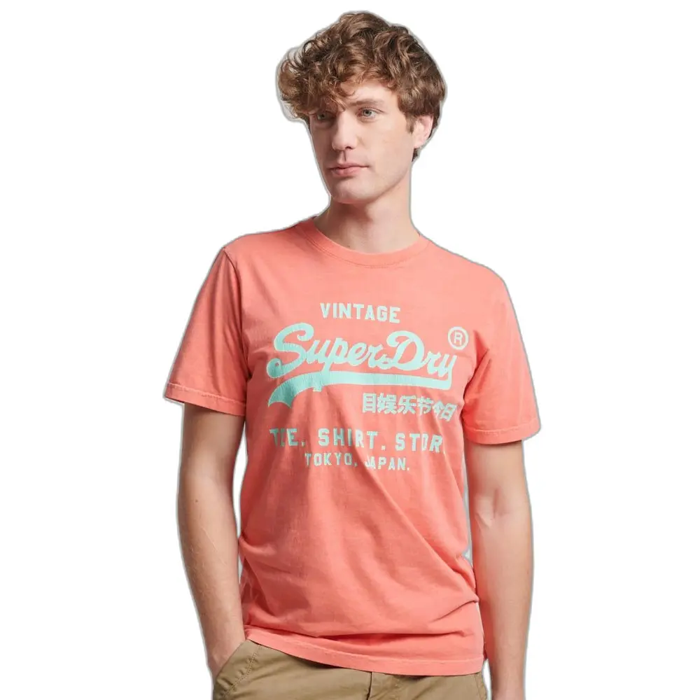 Maglietta fluorescente Superdry Vintage Logo