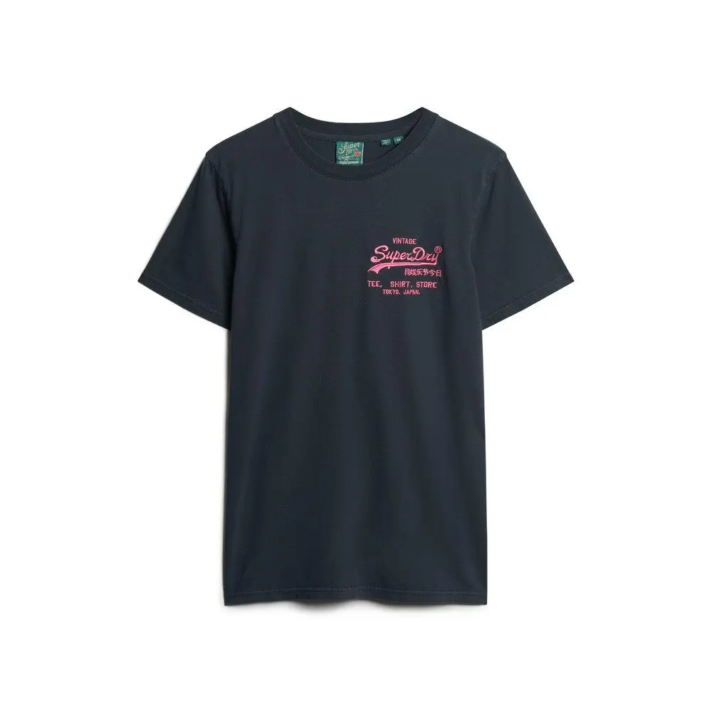 Maglietta con logo fluorescente Superdry Vintage