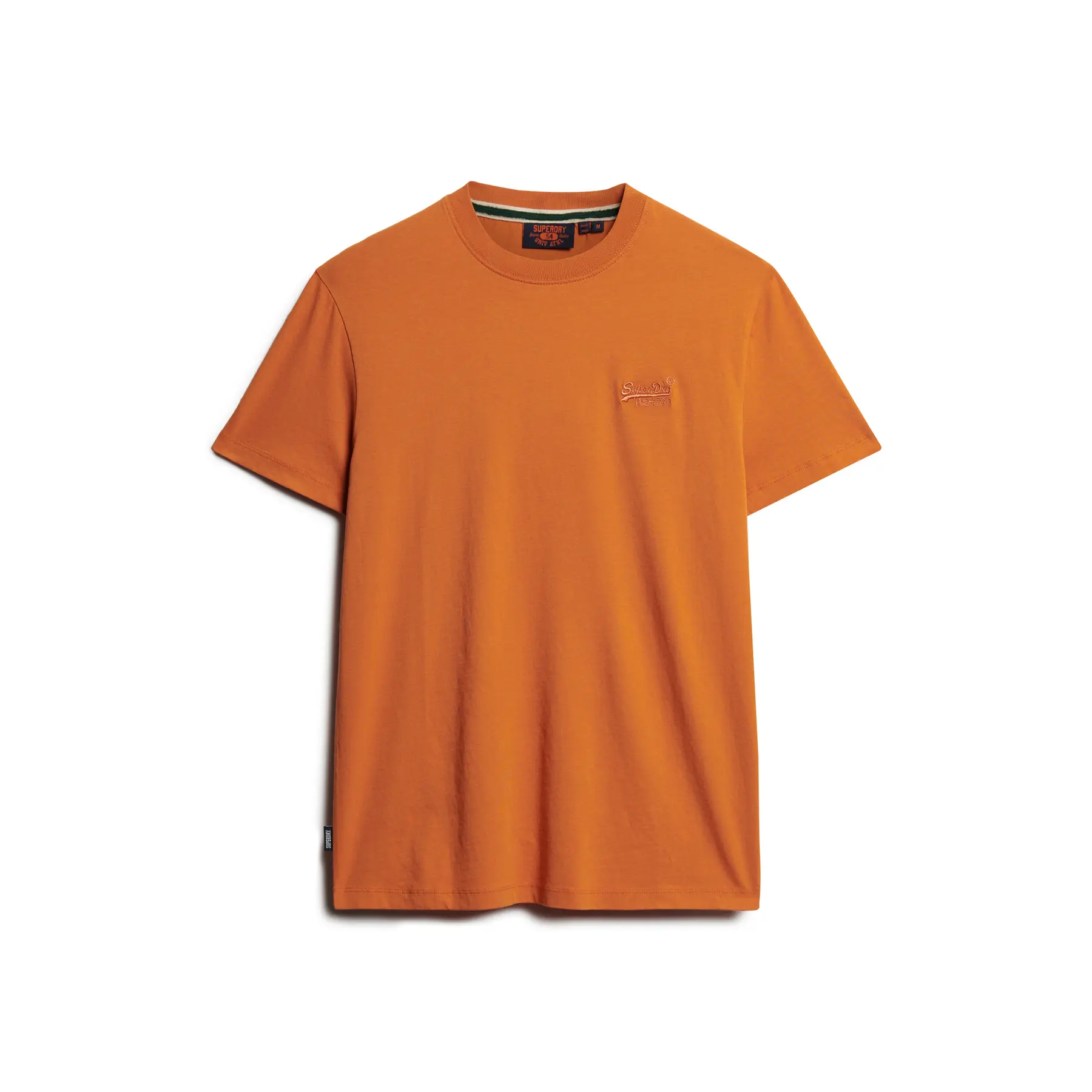 T-shirt ricamata con logo in cotone biologico Superdry Essential