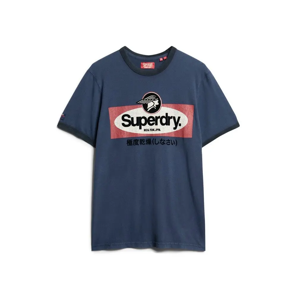T shirt à motif Superdry Core Logo Ringer Workwear
