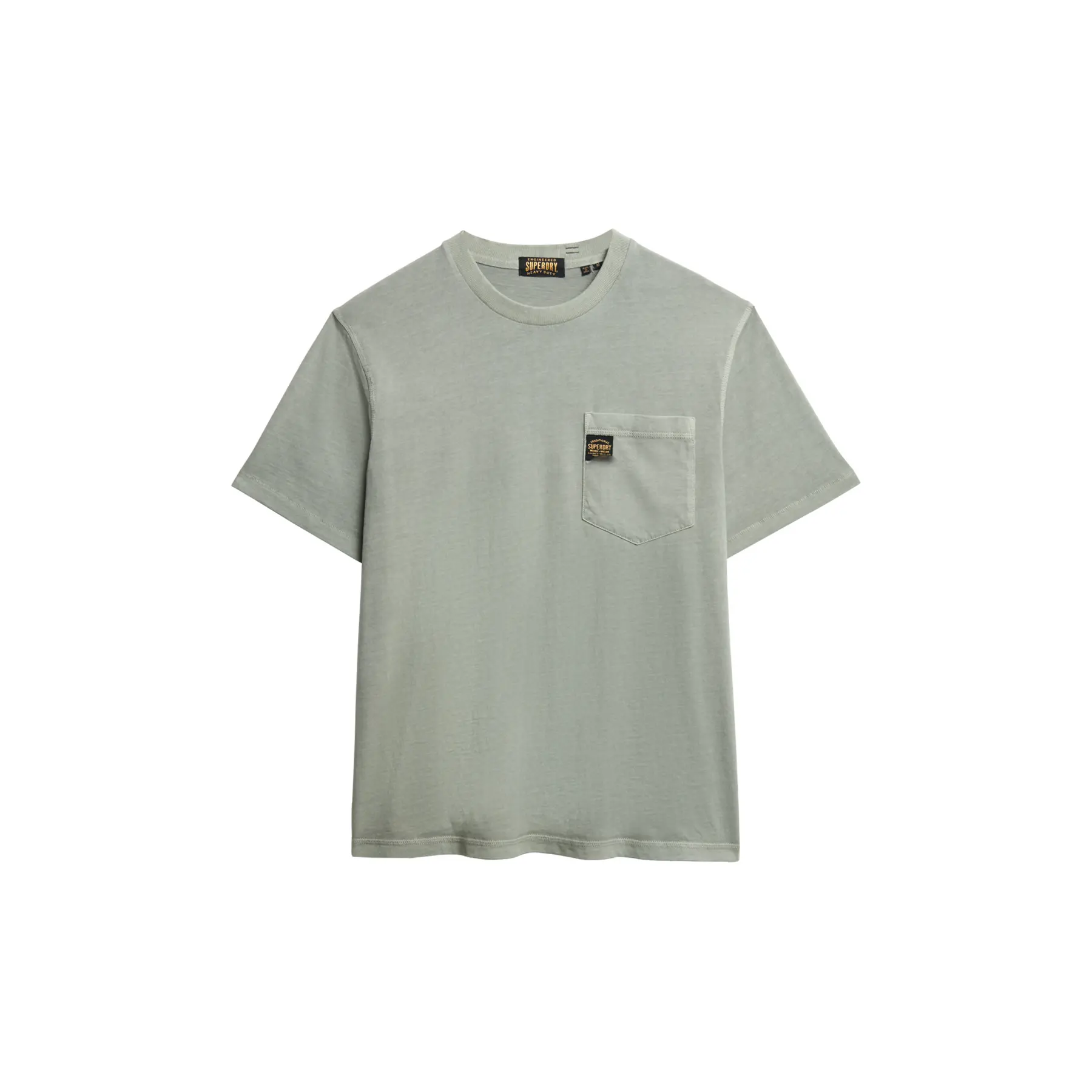 T shirt à poche surpiqûres contrastées Superdry